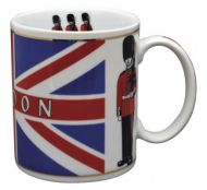Union jack/queens guard mug
